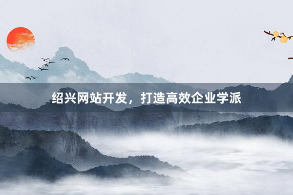 绍兴网站开发，打造高效企业学派